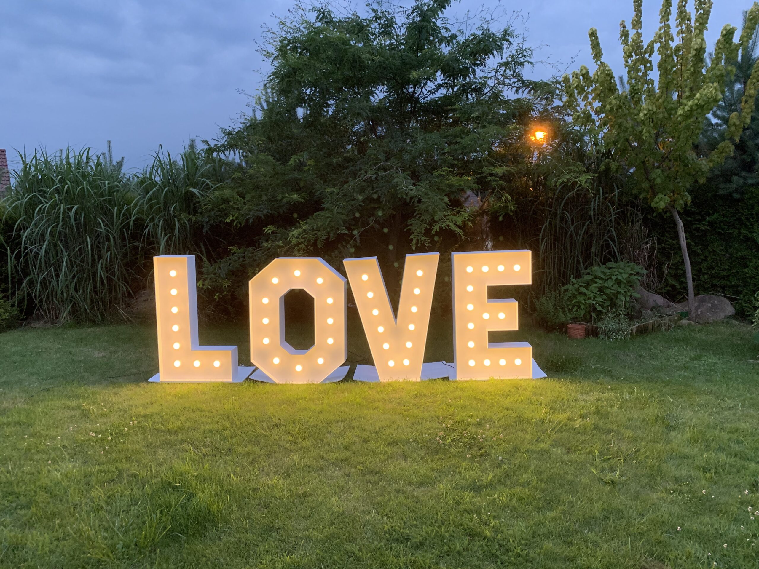 Love Leuchtbuchstaben